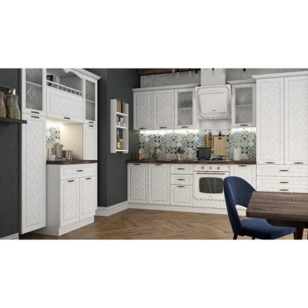 Cabinet hinged shv 400 Provence, 400x300x720, MDF, White/White-4