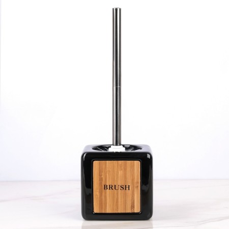 Worship for the toilet with a stand "Style", 400 ml, 12 × 10 × 36 cm, black color