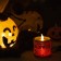 LED figure "Halloween Candle" 7.5 × 10 × 7.5 cm, plastic, batteries AG13x3, glow warm white