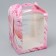 Box for cake, confectionery packaging, "pastel", 15 x 15 x 18 cm
