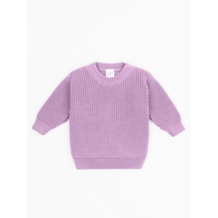 Sweater Knitted Children's Amarobaby Pure Love Buddy, height 86 cm, lilac color-13