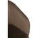 Computer chair thibault plastic/velor, black/chocolate 60x60x81 cm