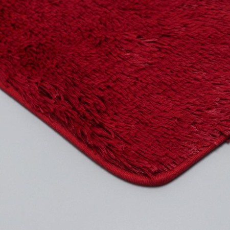 Bath and toilet rug “fluffy”, 40 × 60 cm, burgundy color-2