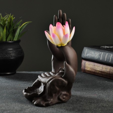 Set of incense on the stand "Lotus" 17x14x11cm-3