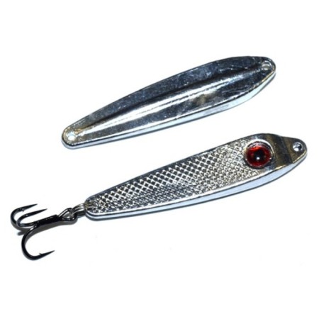 Spinning vertical winter cyclops with a tee, Owner, 3.8 g, 3.6 cm
