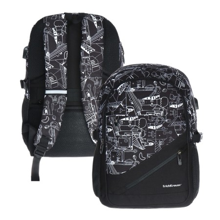 Youth backpack 48 x 30 x 16 cm, Erich Krause Cityline 19l, 58465