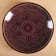 Largan Rishtan ceramics "Patterns", 32 cm, brown mix