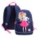 School backpack, 38 x 28 x 18 cm, Grizzly 363, ergonomic back, dark blue/rose RG-363-9_1