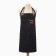 Apron Ethel with pockets Black, 75*68 cm p/e 50%, HL 50%