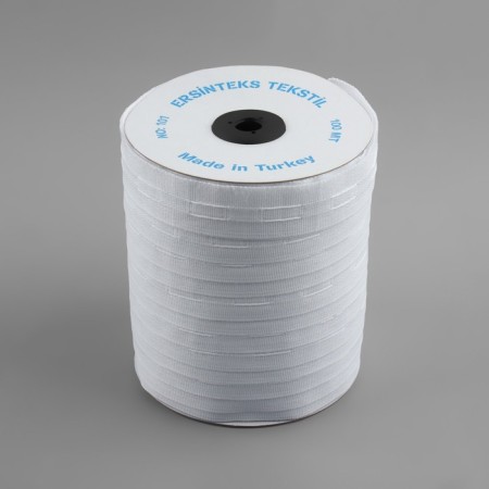 The curtain tape is classic, matte, 2.5 cm, 100 ± 1 m, white color-5