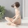 Polystone souvenir "Baby in a peach dress in peas" 14x11.5x19 cm