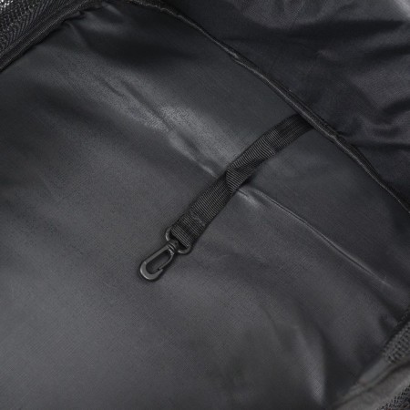 A backpack for carrying animals with a viewing window, gray-12