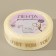 Kapron tape with the embossing "Just for You", 25 mm, 23 ± 1 m, beige/gold color