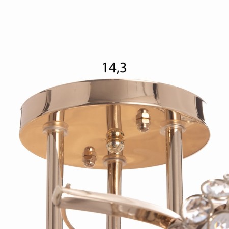 Bertie chandelier 3x40W E27 Gold Model: 2612376-5