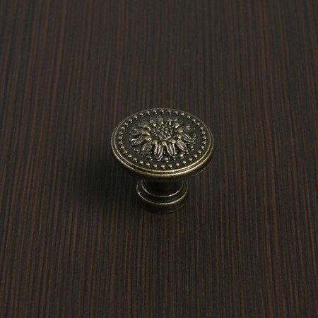 Handle button tundra Vintage 011, bronze color-1