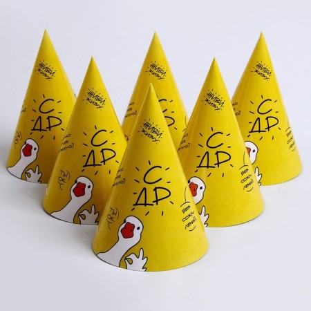 Paper cap “Goose”, in the set 6 pcs-3