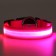Collar with backlight size S, Osh 35-43 x 2.5 cm, 3 glow modes Pink