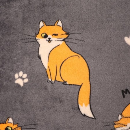 Festeval Red CAT 150x200cm, Gray, Microfiber 190g/m, PE 100%-1