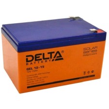 Battery Delta Gel 12-15, 12 V, 15 a/h