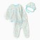A set for newborns, the color of milk/balloons, height 62 cm