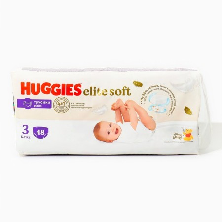 Huggies Elite Soft 3 Size 6-11 kg. 48 pcs.
