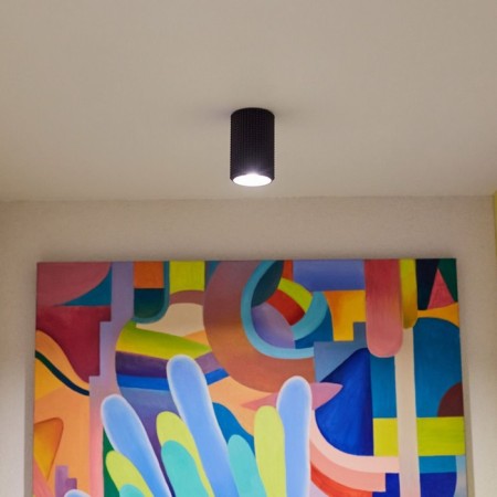 Lamp ceiling Elektrostandard, Spike Gu10 67x67x100 mm, IP20, black color-4