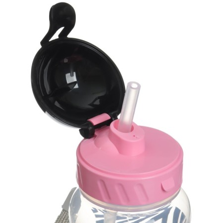 Drill - children's impotance with silicone tube "Happiness", 270 ml., Black/pink color-5
