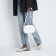 Bag Cross-Bodi with a zipper, white color