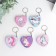 Casket on the ring Metal "Heart with a unicorn" mix 2.1x5x4.6 cm