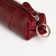Pocket Key on the zipper, Textura, length 12.5 cm, ring, burgundy color