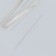Needles metal for beads in a glass flask thin set 30 pcs Ø 0.45x100 mm 1.5x1.5x14 cm