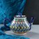 Rishtan ceramics "Flowers", 700 ml, blue mix