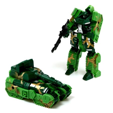 The set of robots "Tank battle" will be transformed, in the set 2 pieces-1