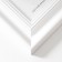 Photo frame Liza 21x30 cm white (glass)