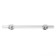Cappio pk106 bracket handle, m/o 128 mm, d = 12 mm, plastic, transparent/chrome color