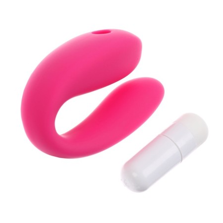 Vibrator for steam, with vibropuli, silicone, pink-2