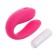 Vibrator for steam, with vibropuli, silicone, pink