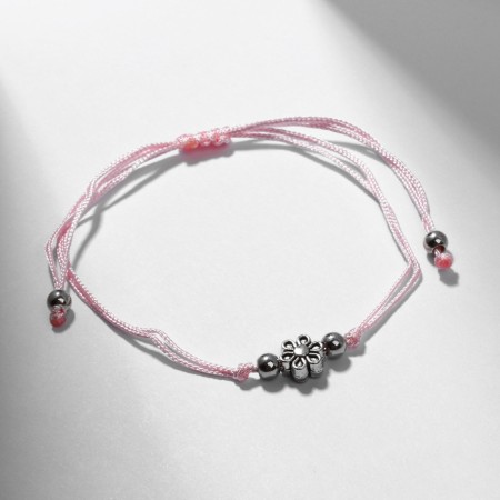 Bracelet Assorted Your Daily Life Flower, light pink color, 7 cm-4