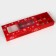 New Year. Box for 10 sweets "Snowflakes", 9.8 x 22 x 3.5 cm, confectionery packaging