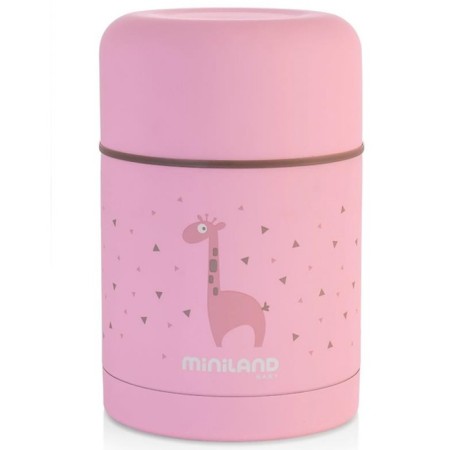 Термос для еды детский Minilald Silky Thermos, 600 мл, цвет розовый