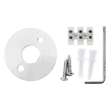 Adapter for the hidden installation of a Domoterm, white-1