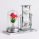 Sanding clock "Rose", souvenir, with backlight, 15 x 9 x 14 cm
