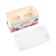 Capcake box, confectionery packaging, 2 cells “The most wonderful”, 16 x 8 x 7.5 cm
