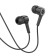 Hoco M104 headphones, wired, vacuum, microphone, 1.2 m, black