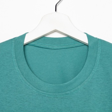 T -shirt male plain, color sea, size, size 54-5
