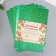 Foamiran hologram "Green Grass" 1.8 mm set 5 sheets 20x30 cm