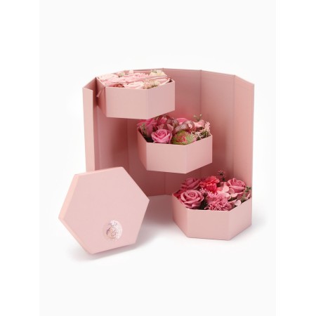 Three -level soapy composition pink-1