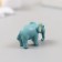 Figure for Florarium Polystone "Blue Elephant" 1x2.5x1.5 cm