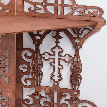 Iconostasis No. 9, nut color, 42x22xx52 cm-1