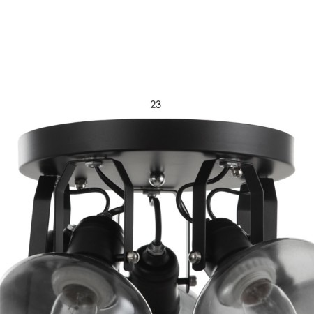Help "Ilaria" 5xe27 40w Black 35x35x20 cm Bayerlux-5